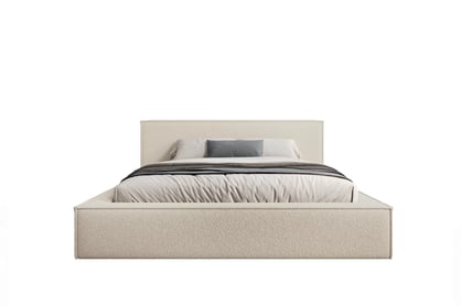  Posteľ čalúnená Nirello 180x200 S vnútorným úložným priestorom- Béžová bukla Quelle 03  Posteľ čalúnená Nirello 180x200 S vnútorným úložným priestorom- Béžová bukla Quelle 03