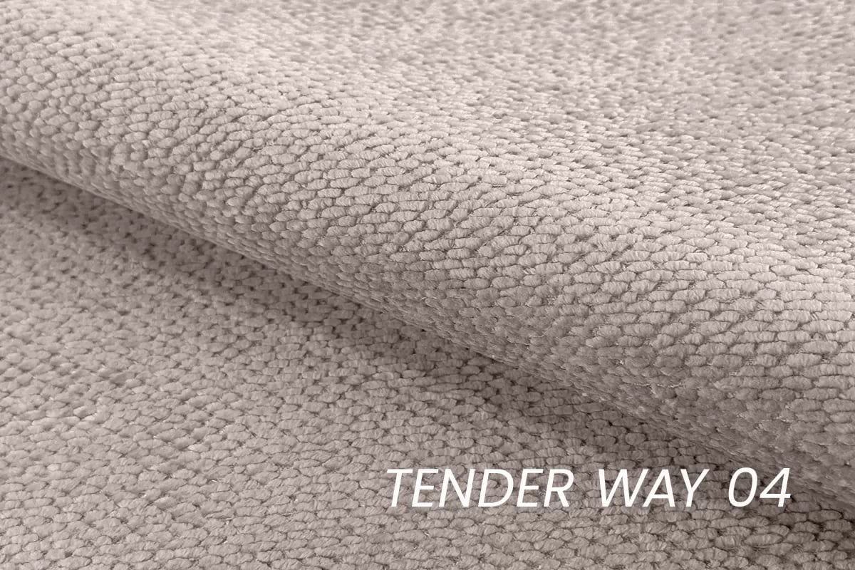 Rohová sedacia súprava Finezal 2P+OTZL ľavá - béžová žinylka Tender Way 04  Rohová sedacia súprava Ľavá strana do obývacej izby Finezal 2P+OTZL - tmavý béžový šenil Tender Way 04 