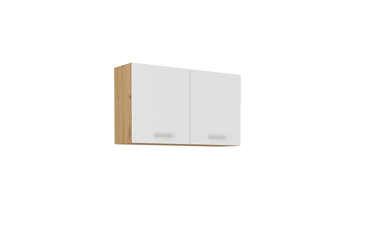 Závěsná kuchyňská skříňka Mirana H 100/58 - bílý laminát / artisan Skříňka kuchyňská závěsná Mirana H 100/58 - Bílý Laminát / artisan Laminát