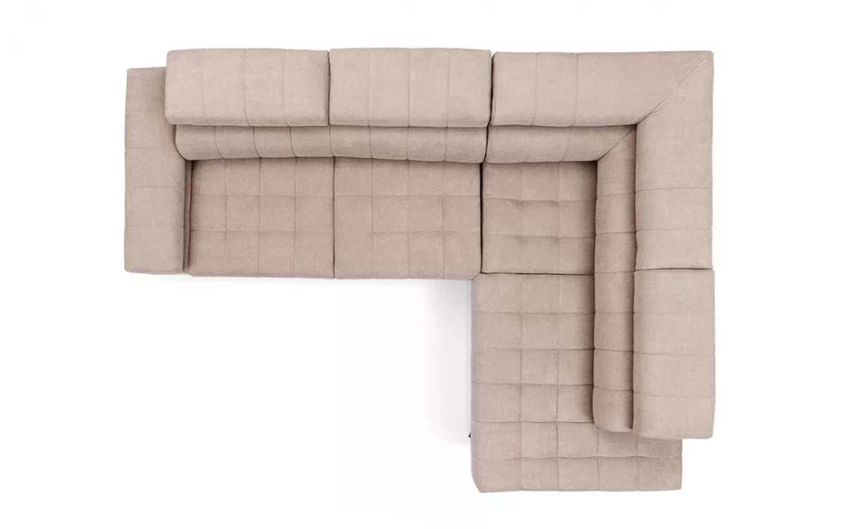 Rozkladacia rohová sedacia súprava Dragonis Rohová sedacia súprava Drgonis s prešívaním 