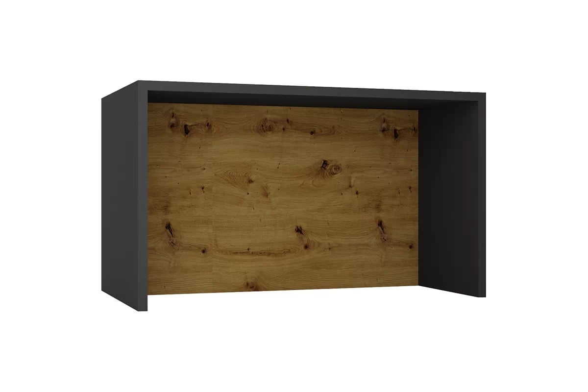 Wyspa kuchyňská Stolkar 140 cm - šedá grafit / dub artisan Wyspa kuchyňská Bez skříněk 140 cm - šedý grafit / Dub artisan