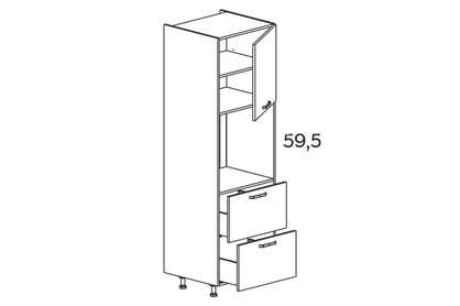 KAMMONO M4 SDP60SS2/71 - Skrinka na vstavanú rúru