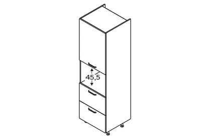 KAMMONO M4 SDPK60SS2/71 - Skrinka na vstavanú rúru