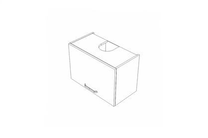 KAMMONO M4 WO60/51P1 - závesná skrinka s digestorom KAMMONO M4 WO60/51P1 - Skrinka závesná s digestorom - szkic 