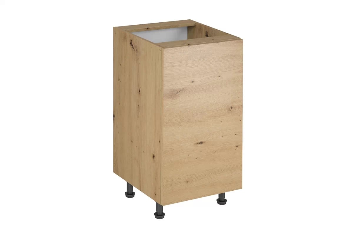 Skrinka Kuchynská dolná Langen D45 jednodverová - Dub artisan Langen D45 P/L - szafka dolna jednodrzwiowa - kolorystyka Dąb Artisan