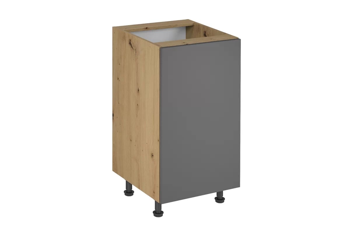 Skrinka Kuchynská dolná Langen D45 jednodverová - grey Langen D45 P/L - Skrinka dolná jednodverová - Farebné prevedenie Grey Mat