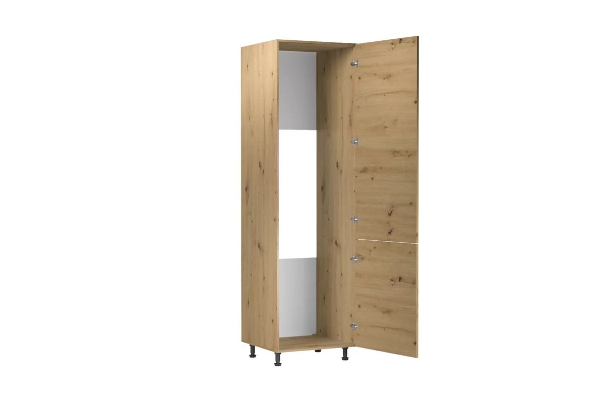 regál Kuchynský  Langen D60ZL pod zabudowe lodowki - Dub artisan Langen D60ZL - vnútro Skrinky pod zabudowe lodowki - Dub Artisan