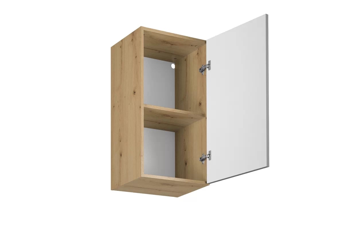 skříňka kuchyňská závěsná Langen G40 jednodveřová - grey Langen G40 - wnetrze Skříňky wiszacej jednodrzwiowej - Barevný odstín Beige Mat