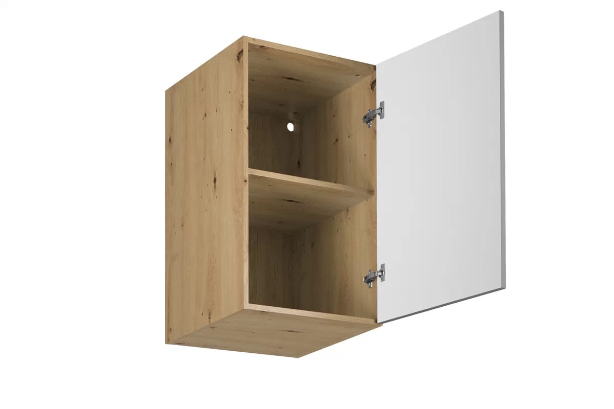 Skrinka Kuchynská závesná Langen G45G gleboka jednodverová - beige Langen G45G - vnútro Skrinky wiszacej glebokiej jednodrzwiowej - Farebné prevedenie Beige Mat