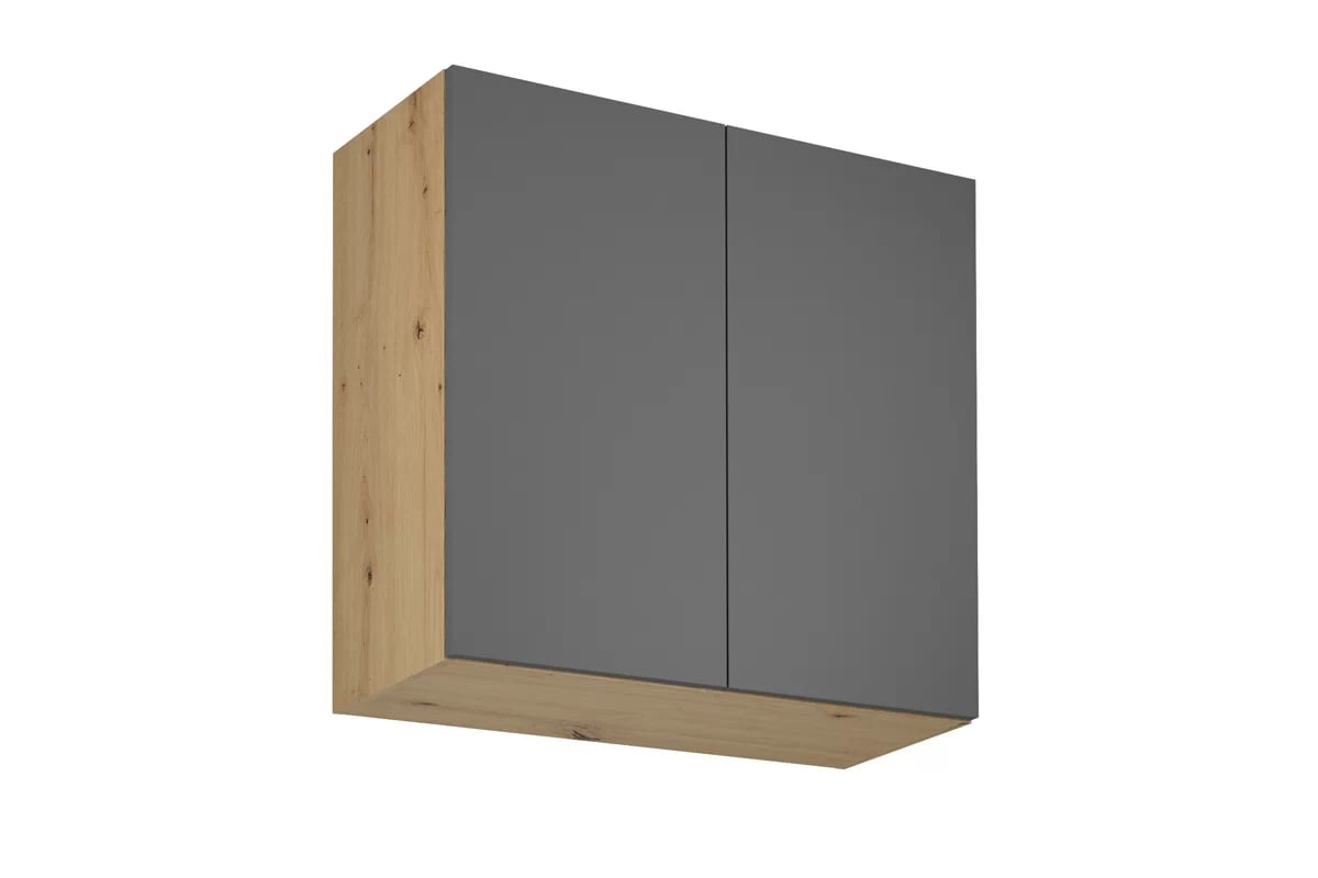 skříňka kuchyňská závěsná Langen G80 dvoudveřová - grey Langen G80 - Skříňka závěsná dvoudveřová - Barevný odstín Grey Mat 
