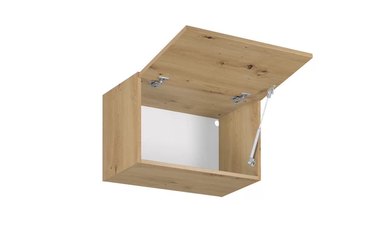 Závesná kuchynská skrinka Langen G60KN s výklopnými dvierkami - dub artisan Langen G60KN - vnútro Skrinky wiszacej z frontem uchylnym - Farebné prevedenie Dub Artisan 