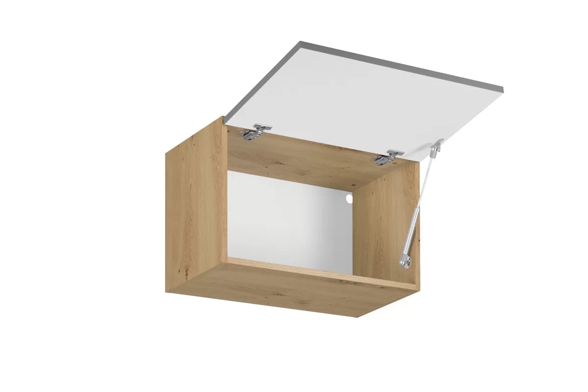 Závesná kuchynská skrinka Langen G60KN s výklopnými dvierkami - béžová Langen G60KN - vnútro Skrinky wiszacej z frontem uchylnym - Farebné prevedenie Beige Mat