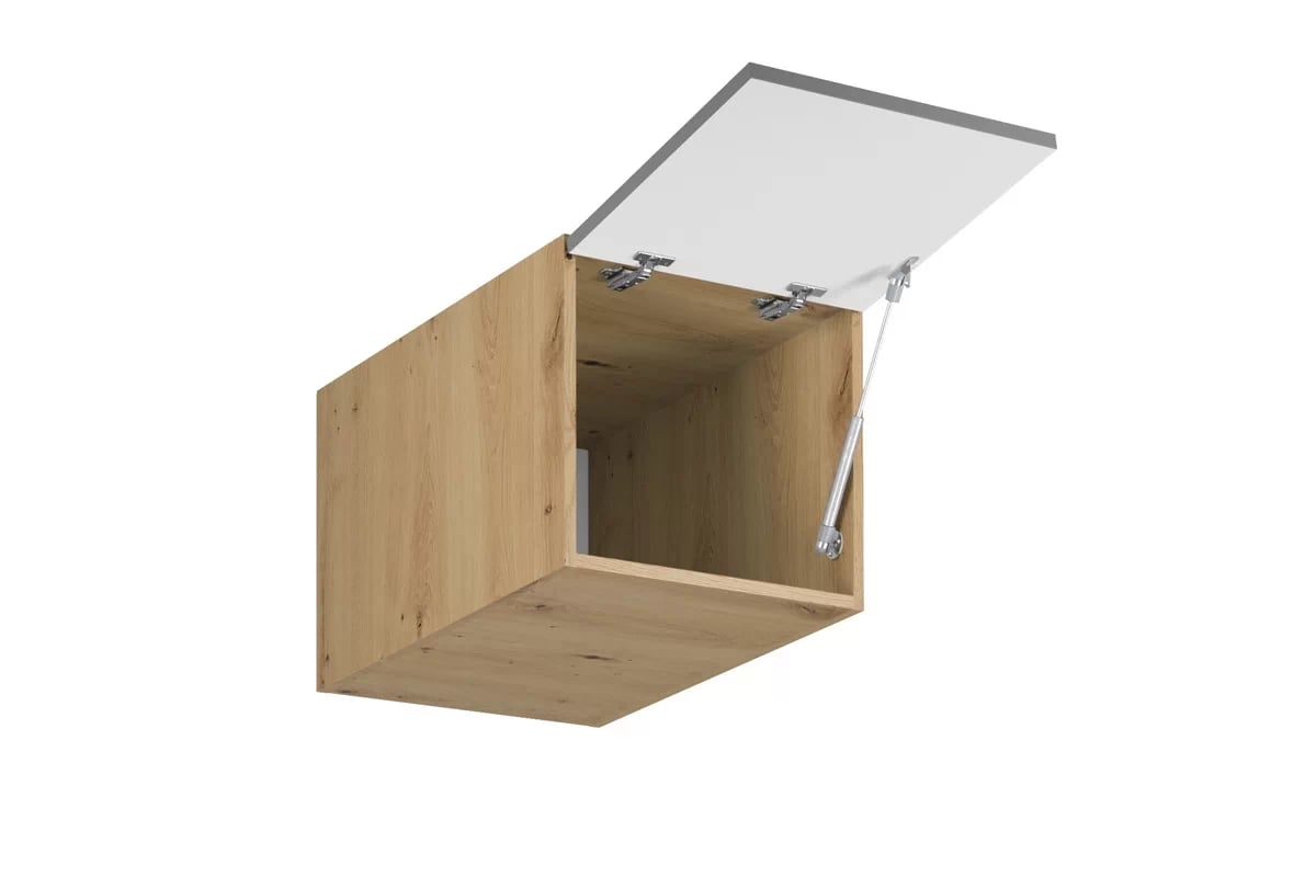 Závesná kuchynská skrinka Langen N40 nadstavbová hlboká - béžová Langen N40 - vnútro Skrinky nadstawkowej glebokiej - Farebné prevedenie Beige Mat