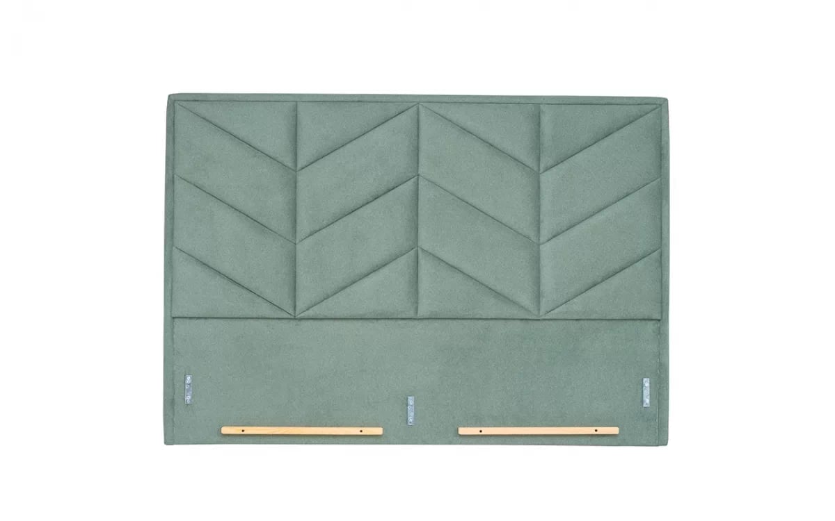 Manželská posteľ Lindi s roštom a úložným priestorom - 180x200 cm - venge nožičky Zelené wezglowie w jodelke Lindi