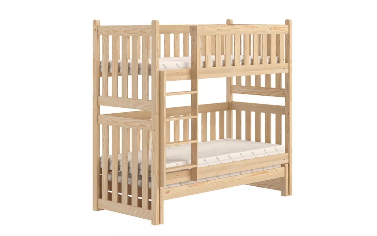 Patrová výsuvná postel Swen 80x180 cm - borovice postel patrová  výsuvná Swen - Barva Borovice