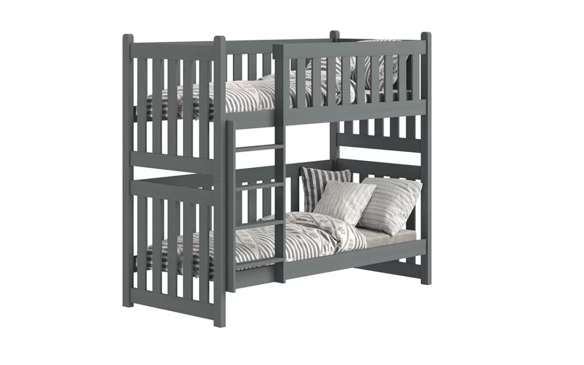 Patrová postel Swen 90x200 cm - grafitová postel patrová  Swen PP 026 - Barva Grafit