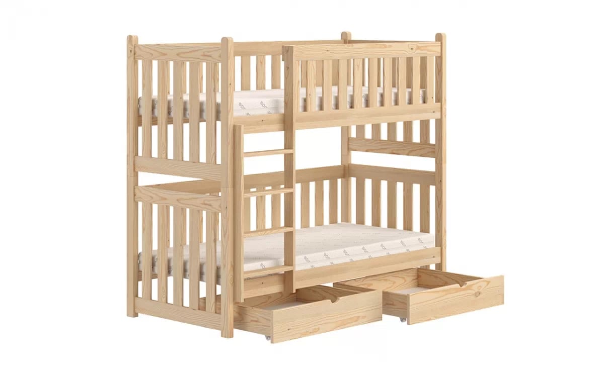 Patrová postel Swen 80x200 cm - borovice postel patrová  Swen PP 026 - Barva Borovice