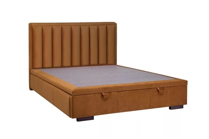 Boxspring postel Misel 160x200 cm s úložným prostorem postel pro ložnice z drewnianymi nozkami 