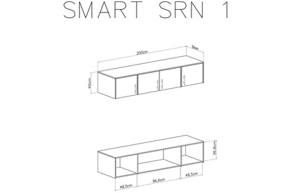 Nadstavec do Skrine Smart SRN1 - artisan Nadstavec do Skrine Smart SRN1 - artisan - schemat