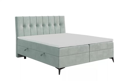 Boxspring posteľ s úložným priestorom Meliot 160x200