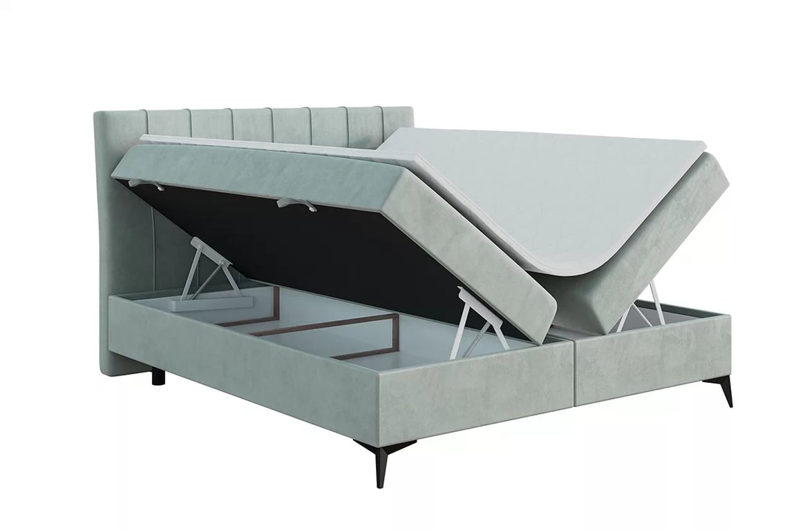 Boxspring posteľ s úložným priestorom Meliot 160x200 Boxspring posteľ s úložným priestorom Meliot 160x20