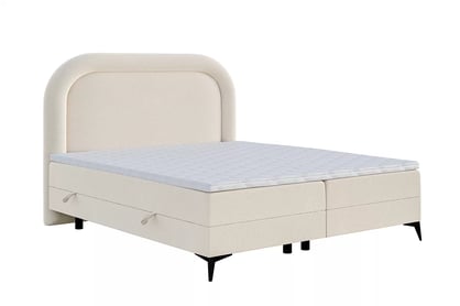 Boxspring postel Nelos 160x200 cm s úložným prostorem