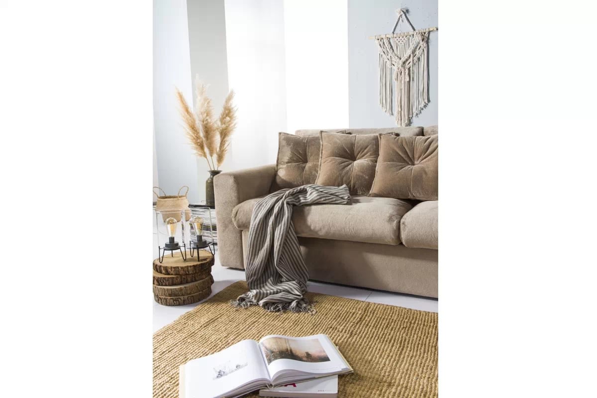 Rozkládací pohovka Sofia Mini - béžová látka Sorriso 5 Pohovka Rozkladací do obývacího pokoje Sofia Mini