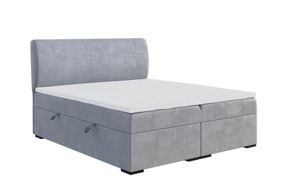 Boxspring posteľ s úložným priestorom Lunara - 160x200