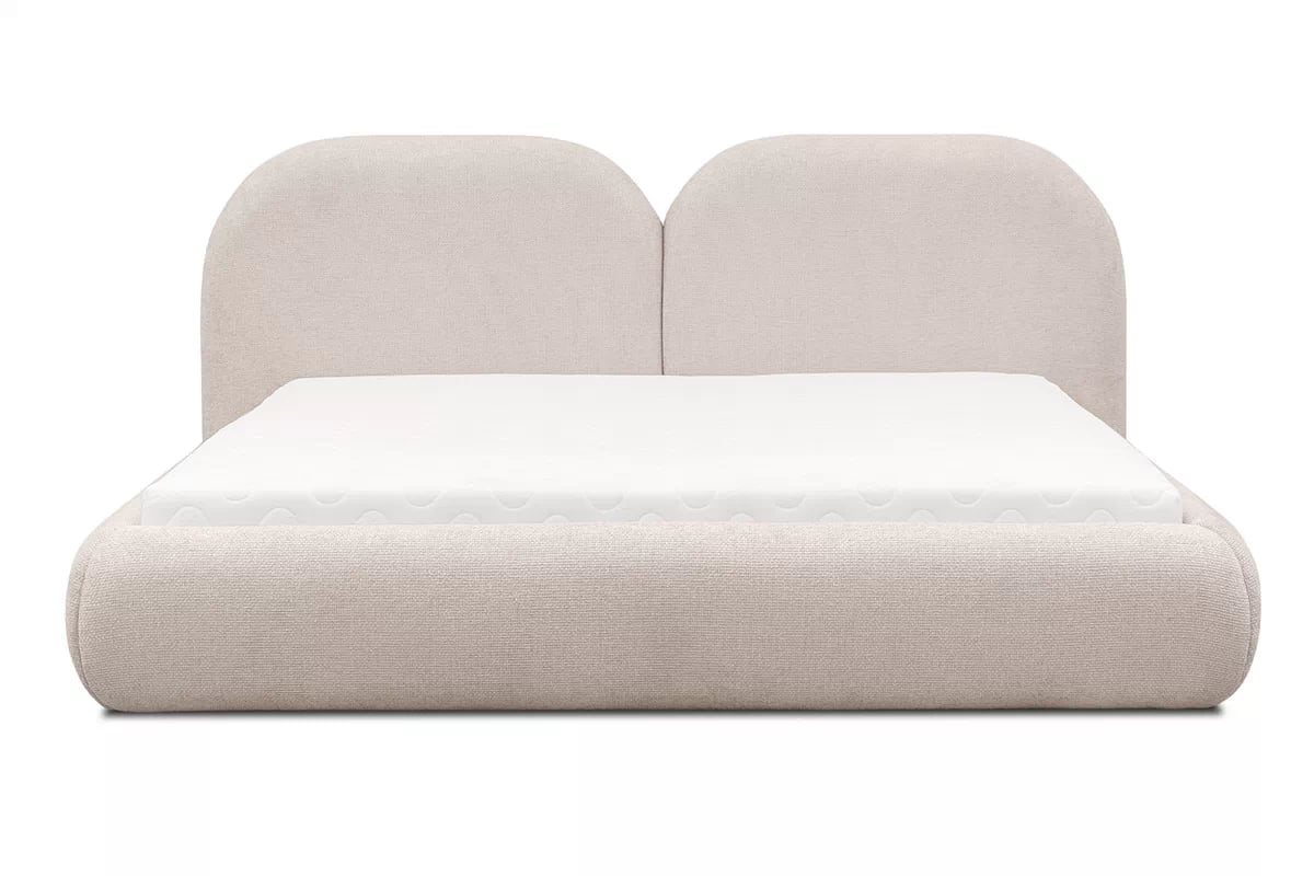 Čalouněná postel Nubo - 160x200 cm s dvojitým čelem postel čalouněné 160x200 Nubo z podwojnym wezglowiem