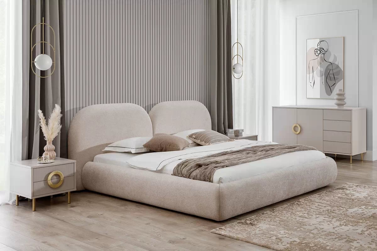 Čalouněná postel Nubo 180x200 cm s úložným prostorem postel čalouněné 180x200 Nubo s úložným prostorem