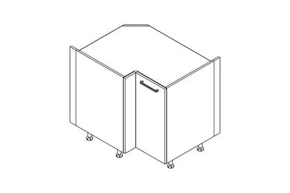 KAMMONO P2 DRP100x70 - Skrinka Kuchynská rohová jednodverová