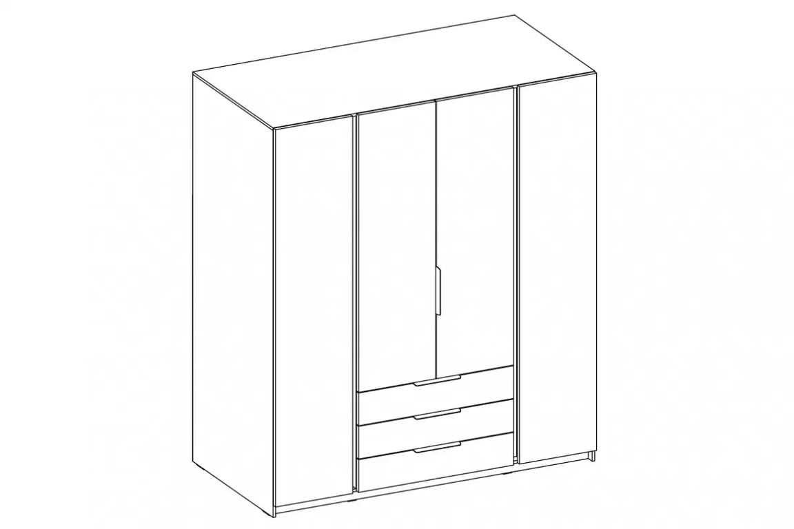 Skříň Sansi 2LAM2F3S se zásuvkami i lamelami 200 cm - dub evoke / černá / lamele dub evoke skříň Kaja 2LAM2F3S s zásuvkami i lamelami 200 cm - dub evoke / černá / lamele dub evoke