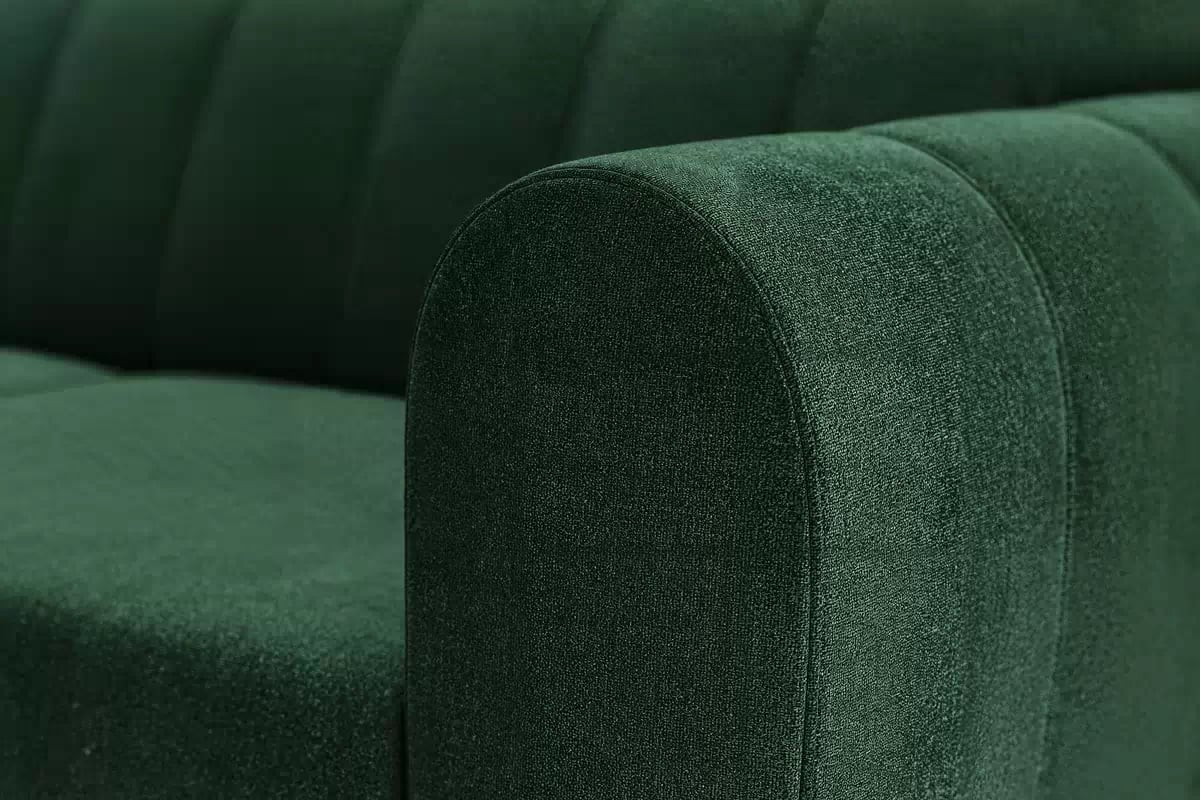 Rozkladacia rohová sedacia súprava Celias L ľavá - zelený zamat Kronos 19 Rohová sedacia súprava Ľavá strana s funkciou spania Celias L - Zelený zamat Kronos 19