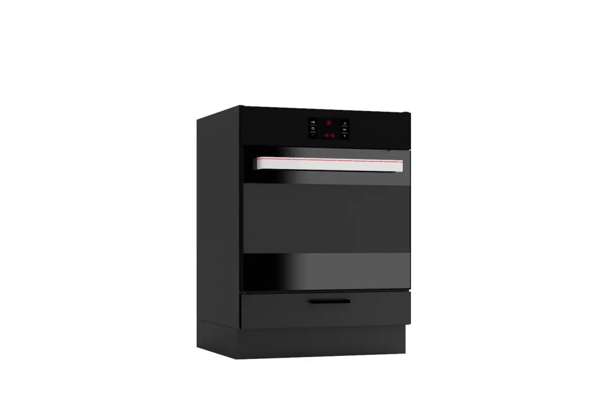 Dolná skrinka Anika DK60 na vstavanú rúru – grafit Skrinka Kuchynská pod zabudowe piekarnika Anika DK60 - grafit / grafit