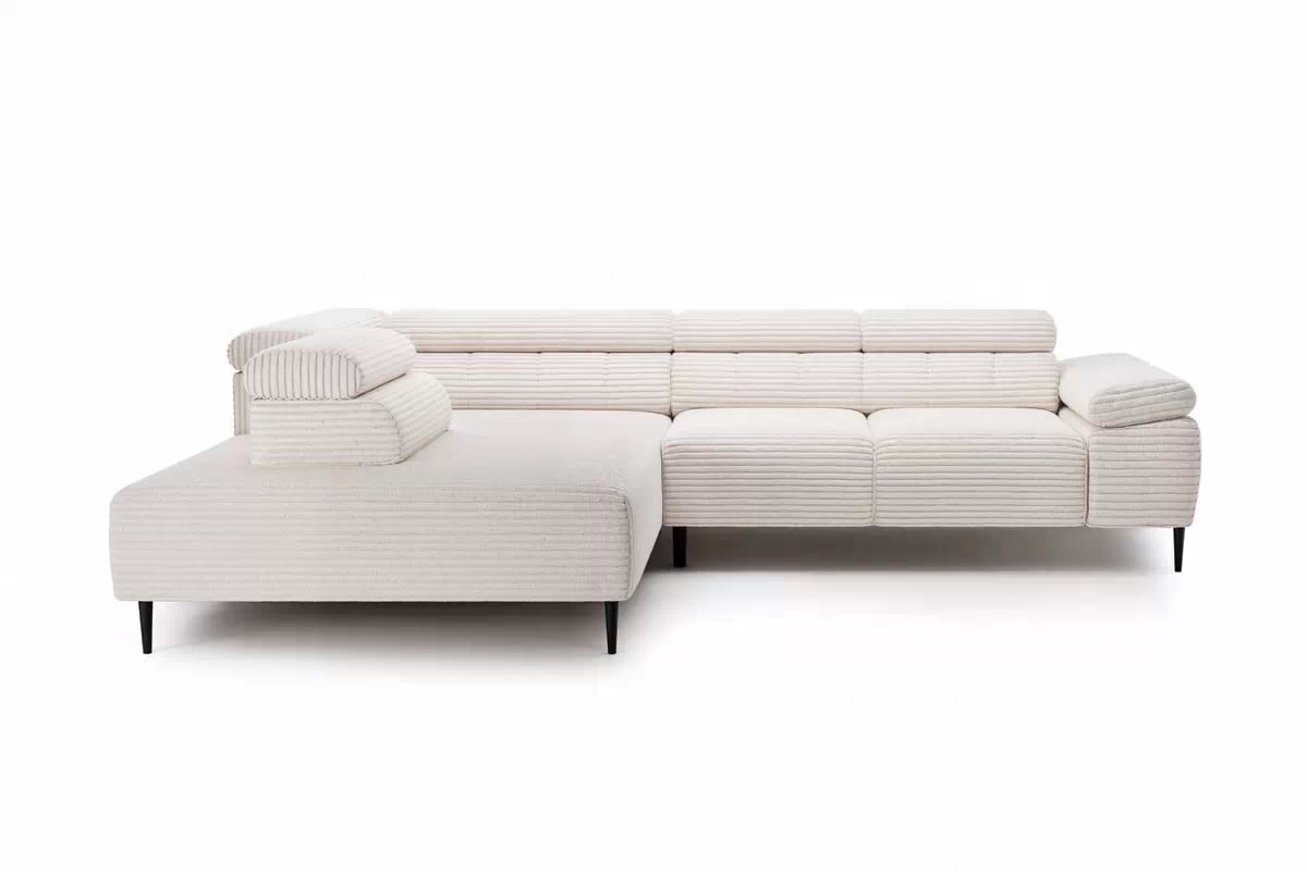 Rohová sedací souprava Taloria L levá - béžová látka Tilia 01 / černé nožky Rohová sedací souprava levá Taloria L - Tilia 01, Nohy černá