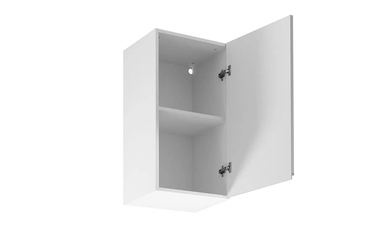 Závěsná kuchyňská skříňka Aspen G45 jednodveřová – šedý lesk Skříňka kuchyňská závěsná jednodveřová Aspen G45 - šedý lesk