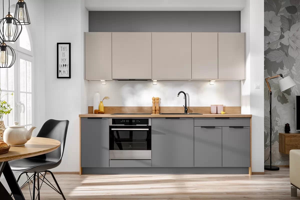 Přední panel pro myčku Ilandia FZMYW60 - šedá mat / skrytý panel přední část do zamywarki Ilandia FZMYW60 se skrytým panelem - šedá mat