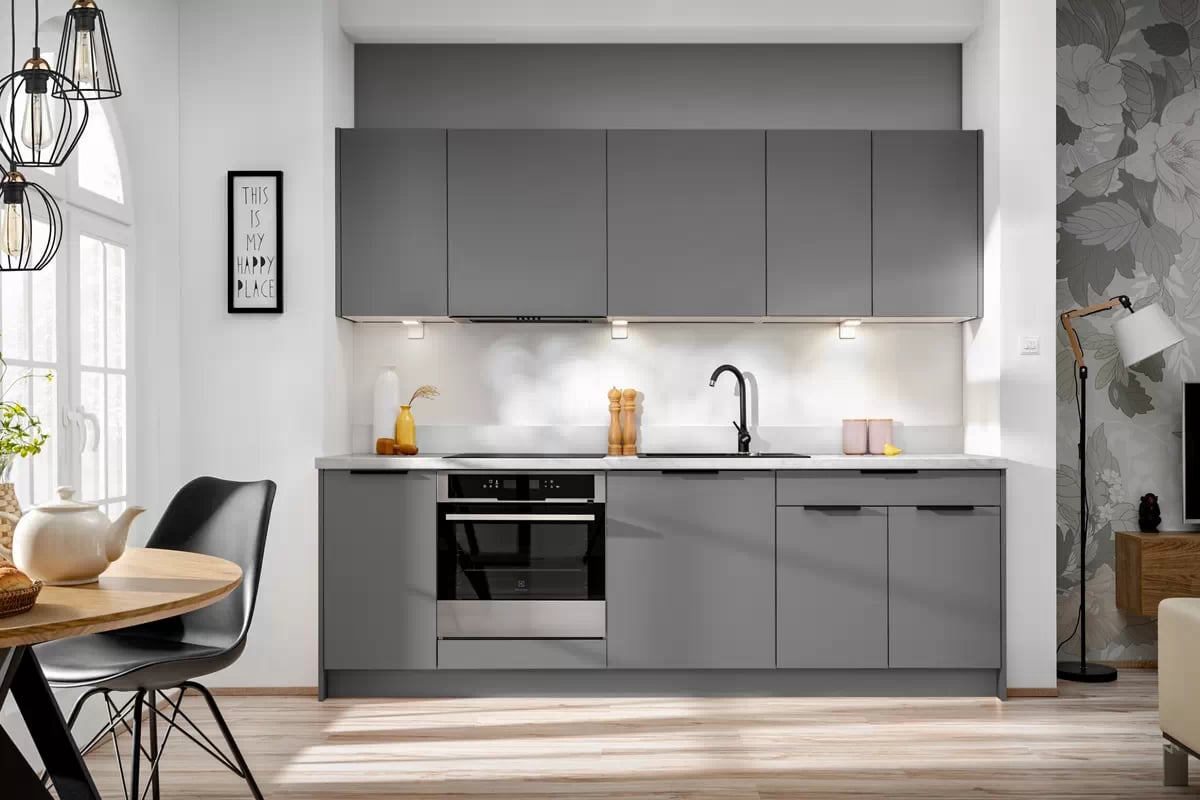 Přední panel pro myčku Ilandia FZMYW60 - šedá mat / skrytý panel přední část do zamywarki Ilandia FZMYW60 se skrytým panelem - šedá mat