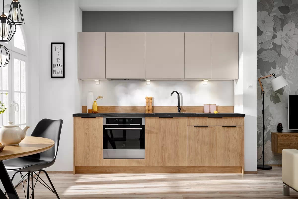 Spodní kuchyňská skříňka Ilandia D60.1 jednodveřová - dub hikora Skříňka kuchyňská spodní Ilandia D60.1 jednodveřová - dub hikora