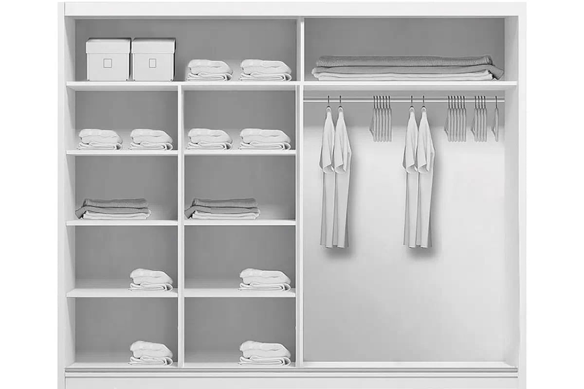 Skriňa s posuvnými dverami Mika A12 z zrkadlom 200 cm - Dub sonoma - Limitovaná ponuka Skriňa s posuvnými dverami Mika A12 z zrkadlom 200 cm - Dub sonoma