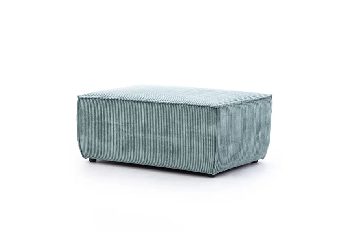 Taburet čalouněná Flabio - zelená manšestr snadno čistitelný Anafi 8 Taburet čalouněná Flabio