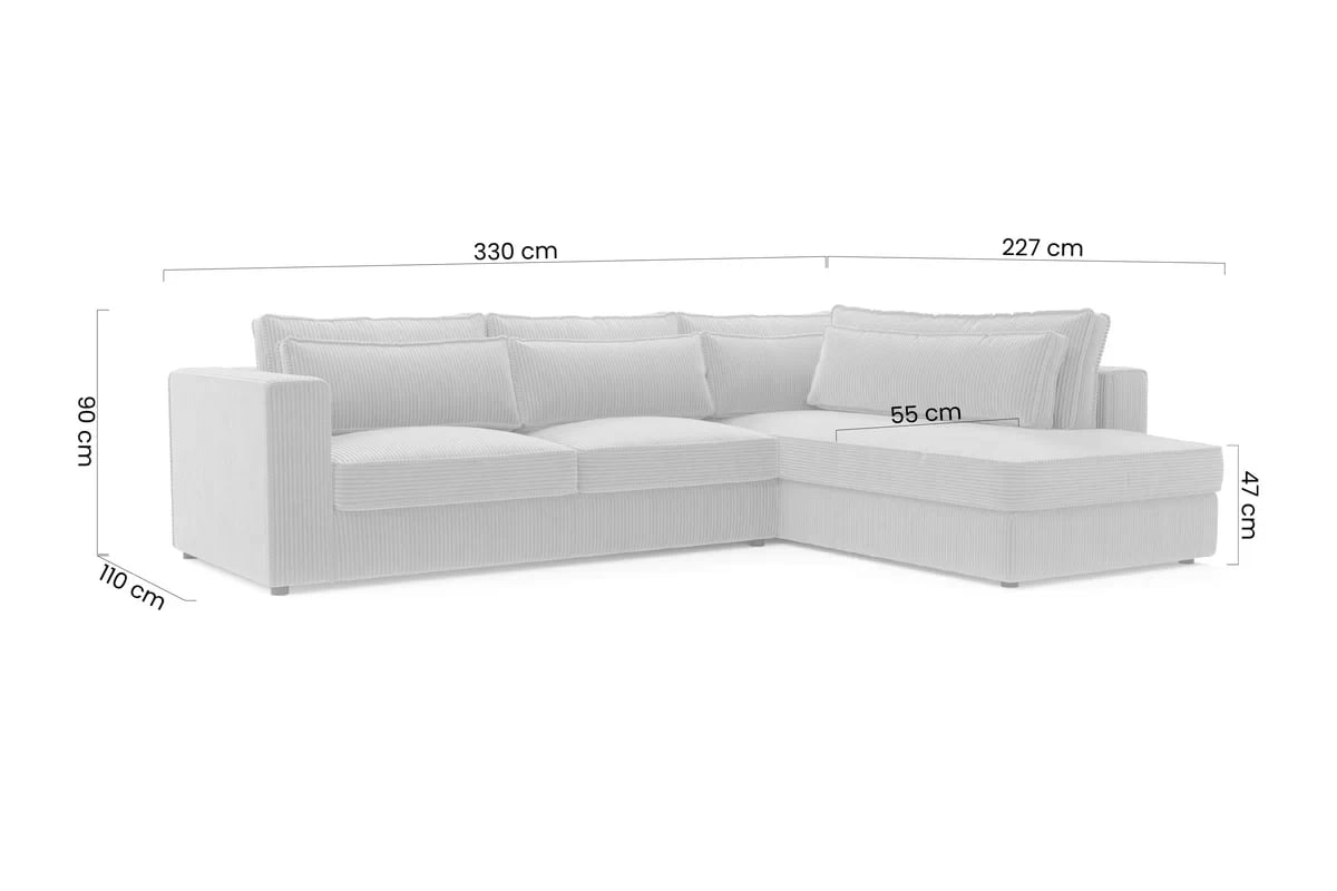 Rohová sedací souprava Larina Rohová sedací souprava do obývacího pokoje Larina