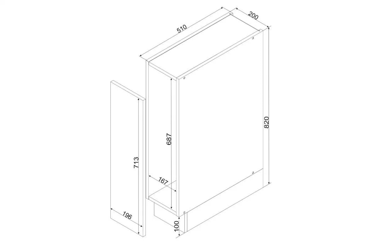 skříňka kuchyňská spodní Natalia D20 s košem cargo - bílý lesk skříňka kuchyňská spodní Natalia D20 s košem cargo - Krém mat
