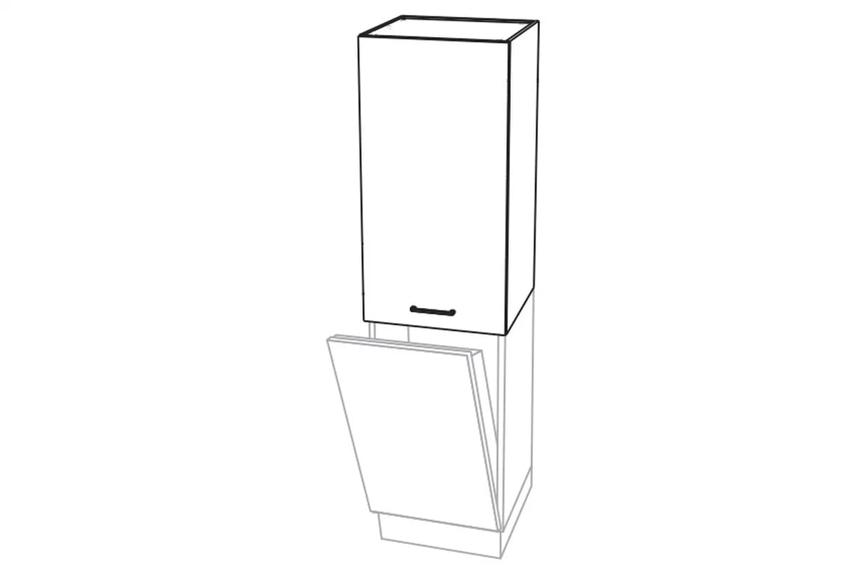 skříňka kuchyňská závěsná KAMMONO P2 NWD60.1/61 nad zmywarke lub pralke skříňka kuchyňská závěsná KAMMONO P2 NWD60.1 nad zmywarke lub pralke