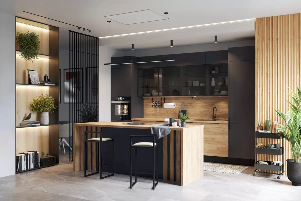 Skrinka Kuchynská závesná Kammono P2 W60/100 dvojdverová Skrinka Kuchynská závesná Kammono P2 W60/100 dvojdverová