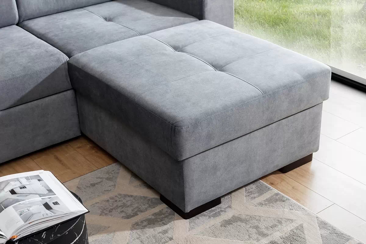 Univerzálna rozkladacia rohová sedačka Modeno Mini - ľavá / pravá  Rohová sedacia súprava s funkciou spánku Modeno Mini uniwersalny Ľavý/Pravý