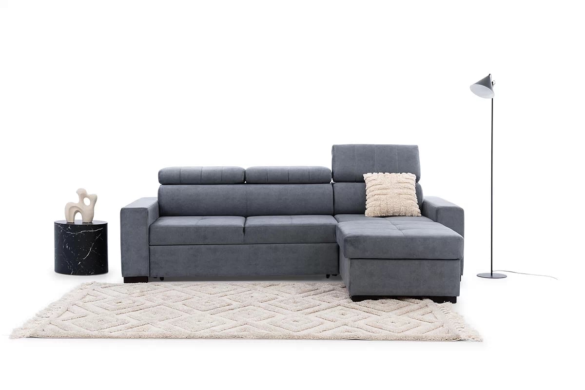 Univerzálna rozkladacia rohová sedačka Modeno Mini - ľavá / pravá  Rohová sedacia súprava s funkciou spánku Modeno Mini uniwersalny Ľavý/Pravý