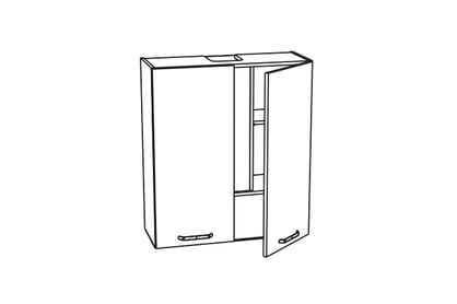 skříňka kuchyňská závěsná Kammono P4 WP8C80/90 digestořová pro zabudowy nad plyta indukcyjna