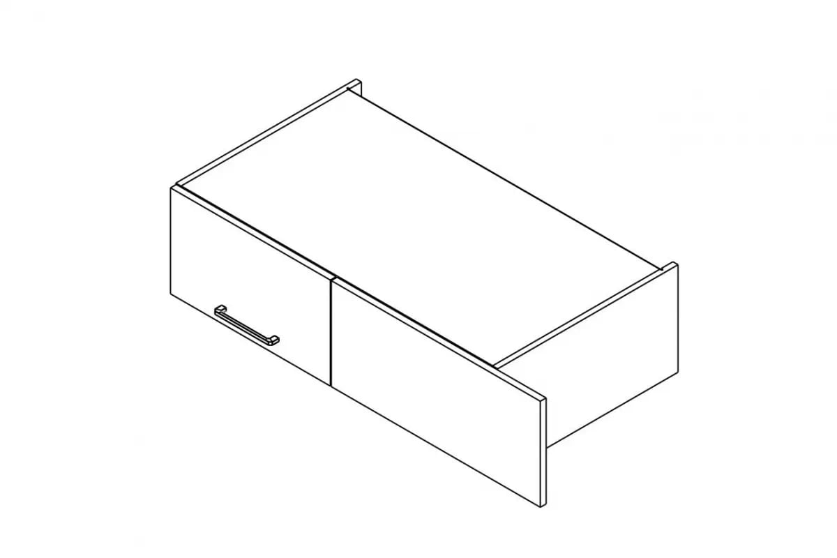 Skrinka Kuchynská závesná Kammono P2 SNOPR115/35N horná nad regál spizarka Skrinka Kuchynská závesná Kammono P2 SNOPR115/35N horná nad regál spizarka