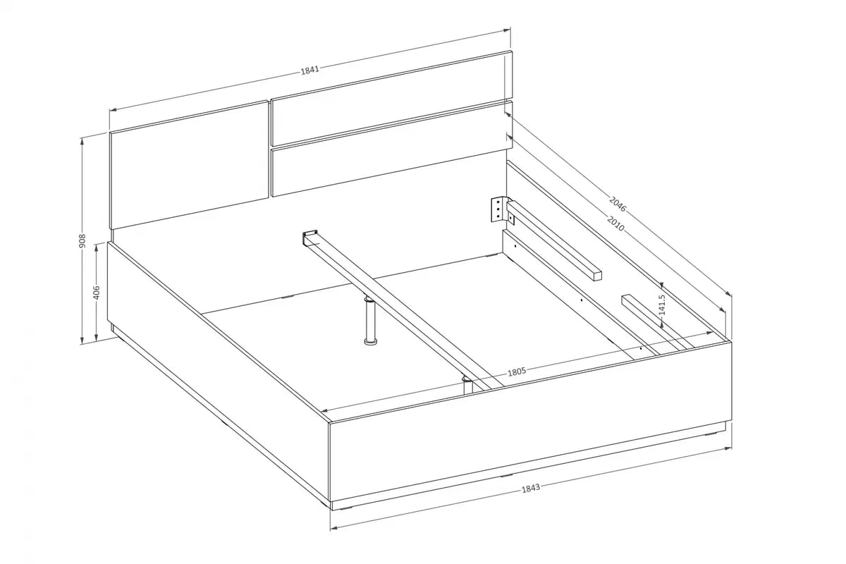 Postel s úložným prostorem Cross 180x200 cm – kašmírová / černá Postel Gramon 180x200 s úložným prostorem- kašmír / černá